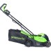 Газонокосилка аккумуляторная GREENWORKS GD24LM33, 24V 33 см, бесщеточная, без АКБ и ЗУ [2516107]