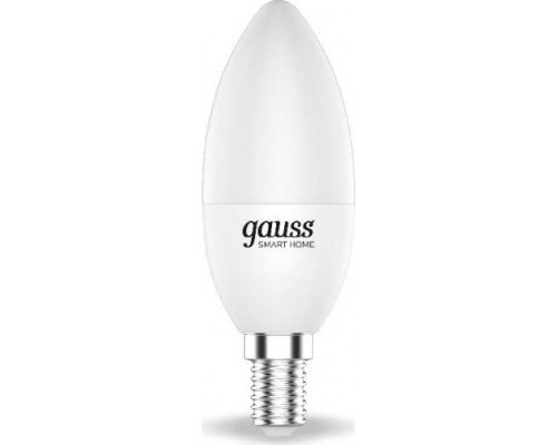 Лампа светодиодная GAUSS Smart home с37 5w 470lm 2700к е14 диммируемая led [1100112]