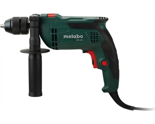 Дрель ударная сетевая METABO SBE 650 (БЗП) односкоростная [600671850]