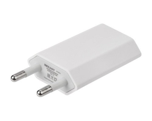 Зарядное устройство REXANT 16-0273 сетевое для iPhone/iPad USB, 5v, 1A, белое