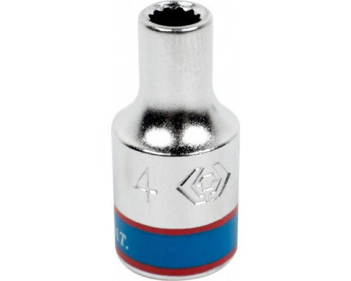 Головка двенадцатигранная 4 мм с посадкой 1/4" KING TONY 233004M
