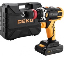 Дрель-шуруповерт аккумуляторная DEKO DKCD20FU-Li set 3 со съемным патроном 063-4177