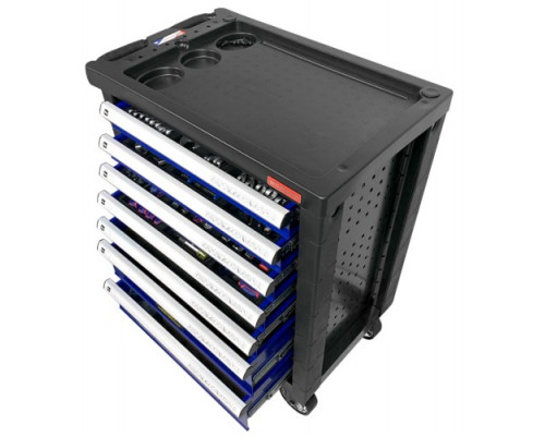 Тележка инструментальная WORKPRO WP285002A, 7 ящиков с 12 ложементами
