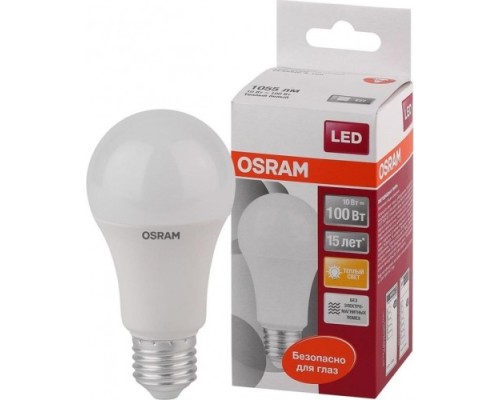 Лампа светодиодная OSRAM LED Star A 100 10вт 2700к e27 1060лм [4052899971578]