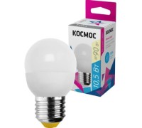 Лампа светодиодная КОСМОС GL45 10.5W 220V E27 3000K [LkeLED10.5wGL45E2730]