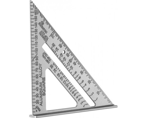 Линейка DEKO алюминиевая треугольная dkm180-255-180 [041-0260]