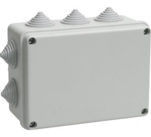 Распаячная коробка IEK KM41242 оп 150х110х70 ip55 (10 каб.ввод.) UKO10-150-110-070-K41-55
