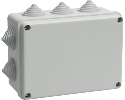 Распаячная коробка IEK KM41242 оп 150х110х70 ip55 (10 каб.ввод.) [UKO10-150-110-070-K41-55]