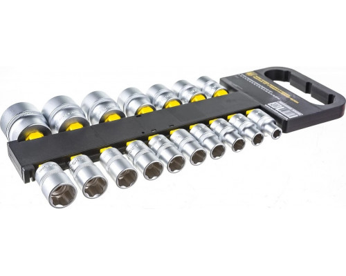 Набор головок 1/2" BERGER BG2036 SuperLock 8-32 мм, 17 предметов
