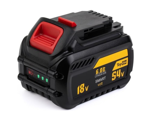 Аккумулятор TopON для Dewalt XR FLEX VOLT 18/54V 6.0Ah (Li-ion) [TOP-DE-DCB546]