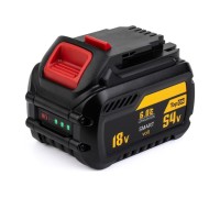 Аккумулятор TopON для Dewalt XR FLEX VOLT 18/54В 6.0Ah (Li-ion) TOP-DE-DCB546