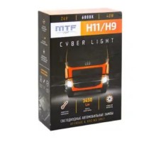 Лампа светодиодная MTF LIGHT серия CYBER LIGHT, H11/H9, 24V, 45W, 3750lm, 6000K кулер DP11K6-24