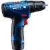 Аккумуляторный шуруповерт BOSCH GSR 120-LI Professional [06019F7001] 2х1,5 Ач