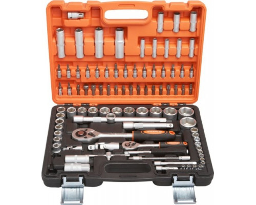 Набор инструментов MAXPILER MXT-94-SET, 94 предмета, 1/2 и 1/4 дюйма, CrV