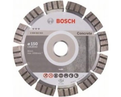 Алмазный диск для резки бетона BOSCH 150х22.2 мм Best for Concrete [2608602653]