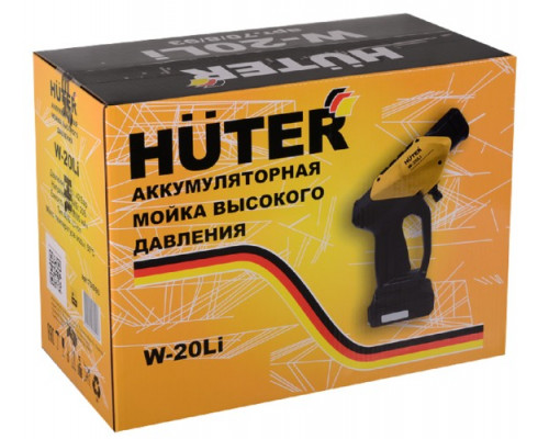 Автомойка HUTER W-20Li с аккумулятором и зарядным устройством