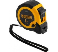 Рулетка DENZEL  8мх25мм, двухкомп. корпус, кнопка-пауза 31544
