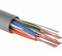 Кабель Proconnect CCA, U/UTP, CAT 5e, PVC 4x2x0,50мм, внутренний, серый, 100м 01-0043-3-100