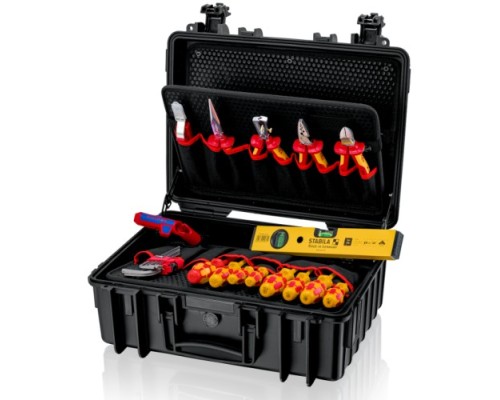 Набор электромонтажного инструмента KNIPEX KN-002134HLS2 Robust23 Start Electric, 24 пр. Набор электромонтажного инструмента KNIPEX KN-002134HLS2 Robust23 Start Electric, 24 пр.