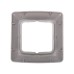 Рамка Kranz KR-78-0285 DEA 1-я горизонтальная серебряный металлик