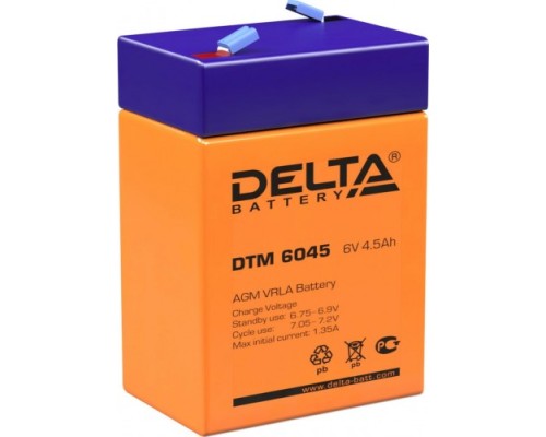 Аккумулятор DELTA DTM 6045