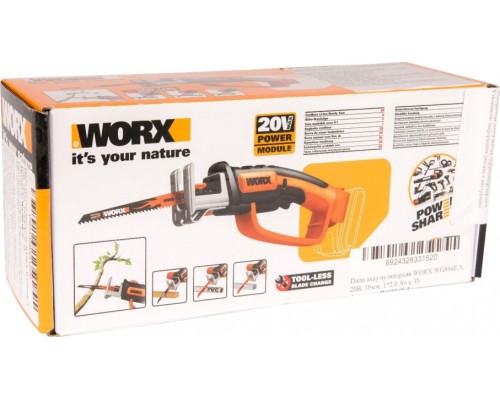 Пила сабельная аккумуляторная WORX WG894E.5