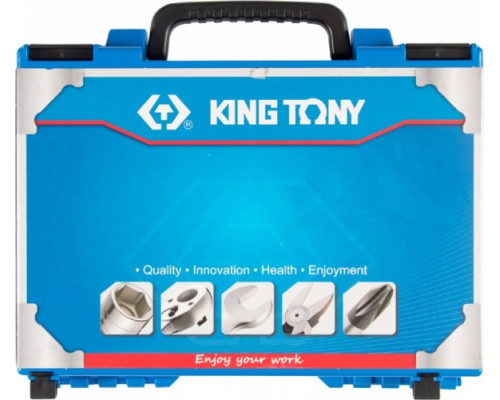 Набор ударных головок 1/2" KING TONY 4827MP, 12-гранные, 8-36 мм, 27 предметов