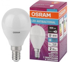 Лампа светодиодная Osram LED Antibacterial clp60 7,5w/865 230vfr e14 [4058075561694]