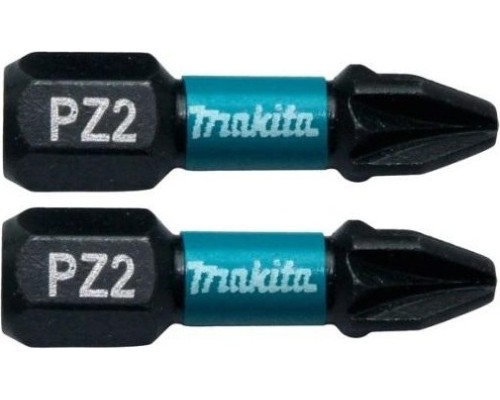 Бита для заворачивания MAKITA B-63644 Impact PZ2, 25 мм, C-form, 2 шт.