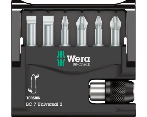 Набор насадок WERA Bit-Check 8000-6/TZ, WE-056155 [WE-056155]