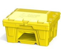 Ящик для песка и химикатов POLIMER GROUP 250 л с крышкой и дозатором красный