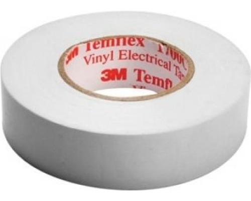 Изолента ПВХ 3M Temflex™ 1300 19 мм x 20 м, белая [7100080344]