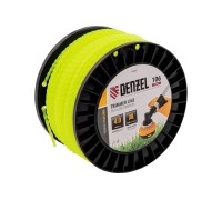 Леска триммерная Denzel FLEX CORD витой квадрат, 4,0 мм х 106 м. 96803