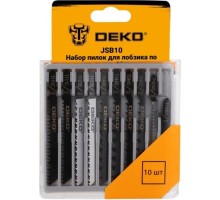 Набор пилок DEKO JSB10 по дереву 10 шт 063-4348