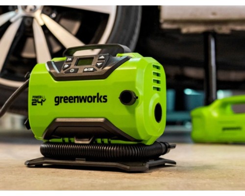 Компрессор автомобильный GREENWORKS ACG301 3 400 807 аккумуляторный без АКБ и ЗУ [3400807]