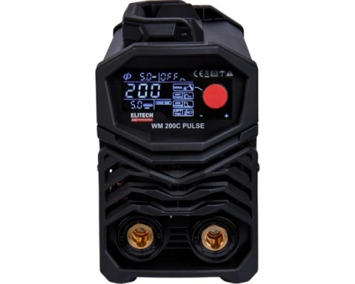 Сварочный инвертор ELITECH WM 200C PULSE HD 204467 Сварочный инвертор ELITECH WM 200C PULSE HD 204467