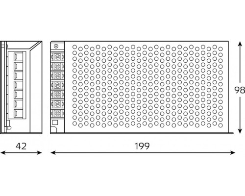 Блок питания GAUSS BT506 basic 12v 150w ip20