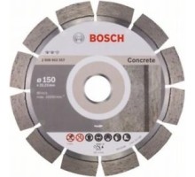 Алмазный диск для резки бетона BOSCH 150х22.2 мм Expert for Concrete [2608602557]