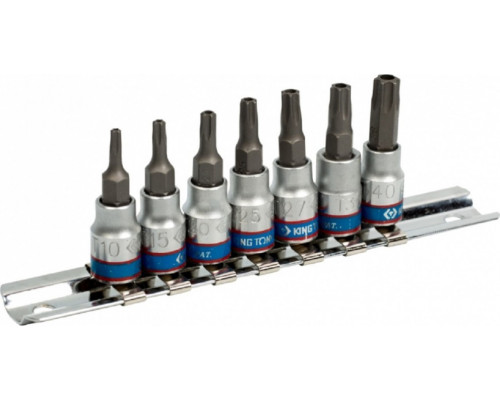 Набор головок 1/4" KING TONY 2107PR, 7 предметов