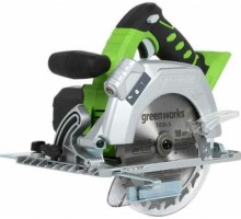Пила циркулярная аккумуляторная GREENWORKS G24CS без АКБ и ЗУ (1500507) [1500507]