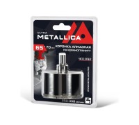 Алмазная коронка для мокрого сверления METALLICA Ultra 65х70 мм #46 по керамограниту, плитке 901892