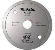 Алмазный диск по стеклу и керамике MAKITA 85х15 мм (мокрый рез) B-21098 [B-21098]