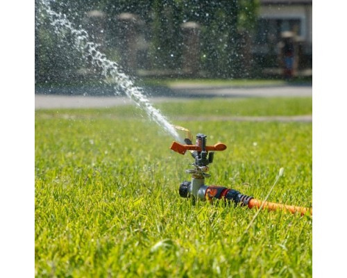 Дождеватель импульсный DAEWOO DWS 1120 металлический Impulse Round Sprinkler Spike