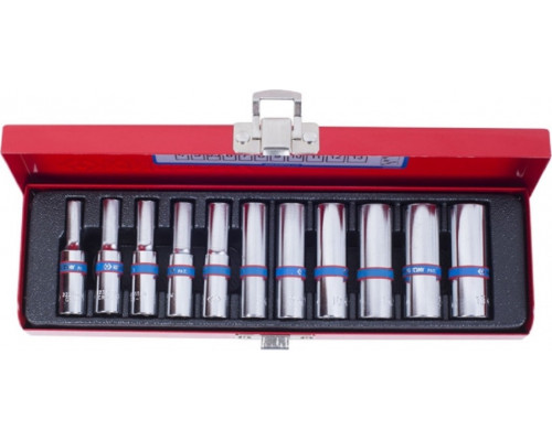 Набор головок 1/4" KING TONY 2511MR, 11 предметов