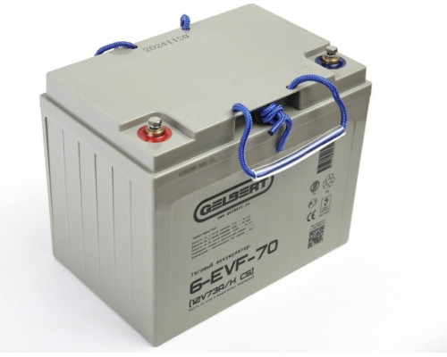 Аккумулятор GELBERT 6-EVF-70 тяговый 12V 73A/H C5