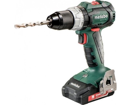 Аккумуляторная дрель-шуруповерт METABO BS 18 LT BL 2x2.0 Ач, бесщеточная [602325550]