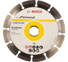 Алмазный диск для резки бетона BOSCH 150-22,23 мм ECO Universal  [2608615029]