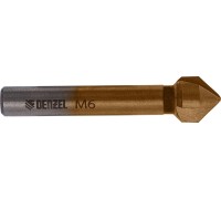 Зенковка по металлу Denzel М6, HSS конусная под цилиндрический хвостовик 72307