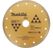 Алмазный диск для резки бетона MAKITA B-28020 сплошной рифленый 180x25,4