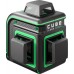 Лазерный уровень ADA CUBE 3-360 GREEN BASIC EDITION + ADA SILVER PLUS в комплекте с треногой (3,6 м) [А00679]